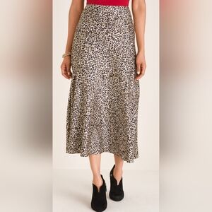 Gorgeous leopard skirt from Chico's, Size one 16.5 " waist